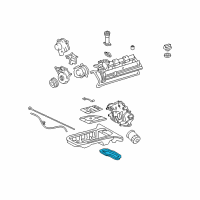 OEM 2009 Toyota Tundra Lower Oil Pan Diagram - 12102-0F020