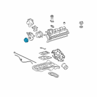 OEM Toyota Crankshaft Damper Diagram - 13407-50090