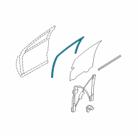 OEM 2013 Ford Edge Run Channel Diagram - 9T4Z-7821597-B