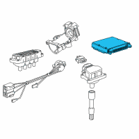 OEM 2000 BMW Z3 Engine Control Module Diagram - 12-14-1-406-594