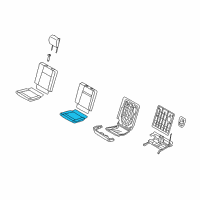 OEM 2008 BMW X5 Seat Upholstery Diagram - 52-30-7-170-098