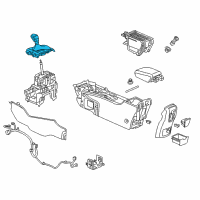 OEM 2018 Buick Cascada Shift Knob Diagram - 39063050
