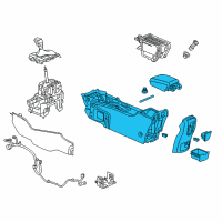 OEM 2019 Buick Cascada Console Assembly Diagram - 39058842