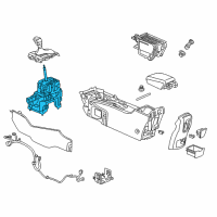 OEM 2018 Buick Cascada Shifter Diagram - 13348735