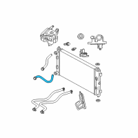 OEM Chrysler Sebring Hose Pkg-Radiator Outlet Diagram - 5174198AD