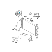 OEM Chrysler 300M Cap-Coolant Recovery Bottle Diagram - 4596444AA