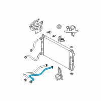 OEM Dodge Hose-Trans Oil Cooler Outlet Diagram - 5143539AA