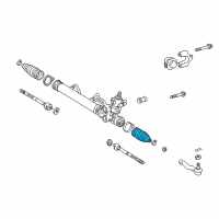 OEM Lexus IS300 Boot, Steering Rack Diagram - 45535-30010