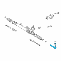 OEM Lexus GS430 Rod Assy, Tie, RH Diagram - 45460-59015