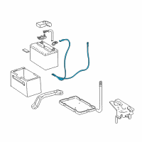 OEM 2001 Toyota Solara Negative Cable Diagram - 82123-33020