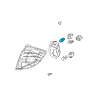 OEM Honda Fit Bulb (12V 16W) Diagram - 34901-SHJ-A01