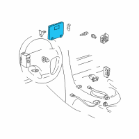 OEM 2005 Lexus IS300 Engine Control Computer Diagram - 89661-53540