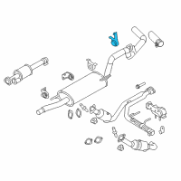 OEM 2009 Ford F-150 Muffler Rear Mount Diagram - 9L3Z-5260-C