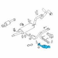 OEM 2012 Ford F-150 Catalytic Converter Diagram - BL3Z-5E212-E