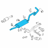 OEM 2013 Ford F-150 Muffler Diagram - BL3Z-5230-F