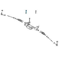 OEM 2014 Ford Mustang Bracket Bolt Diagram - -W714406-S900