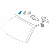 OEM 2013 BMW X3 Set Of Covers Mirror Baseplate Diagram - 51-16-9-275-005