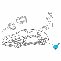 OEM 2006 Chrysler Crossfire Tire Pressure Sensor Diagram - 5096808AA