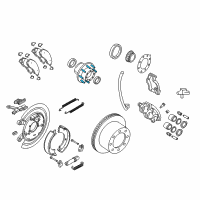 OEM 2019 Ram 3500 Stud Hub Diagram - 6509866AA