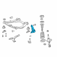 OEM 2017 Toyota Camry Knuckle Diagram - 43212-AA010