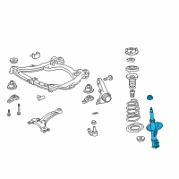 OEM 2010 Lexus ES350 Absorber Assy, Shock, Front LH Diagram - 48520-80238