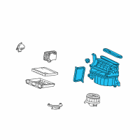 OEM 2009 Honda Accord Blower Sub-Assy. Diagram - 79305-TA0-A01