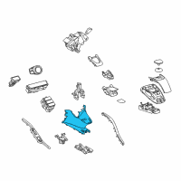 OEM 2011 Lexus HS250h Box Assembly, Console Diagram - 58810-75010-C1