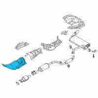 OEM Ford Focus Heat Shield Diagram - CV6Z-5811448-A