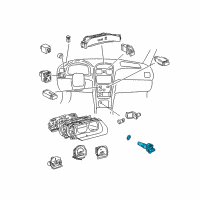 Genuine Toyota Camry Sensor diagram