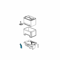 OEM Chrysler Panel-Battery Tray Diagram - 4719685AA