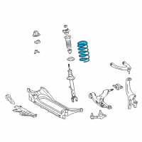 OEM Lexus GS300 Spring, Coil, FR Diagram - 48131-30E91