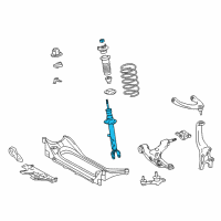 OEM 2016 Lexus GS350 ABSORBER Set, Shock Diagram - 48520-80465