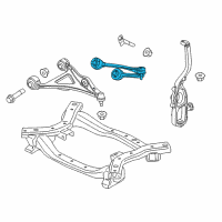 OEM 2013 Dodge Charger Front Upper Control Arm Diagram - 4895669AB