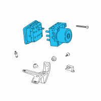 OEM 2019 Cadillac ATS ABS Control Unit Diagram - 84642394