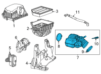 OEM 2022 Jeep Grand Wagoneer Clean Air Diagram - 68405359AB