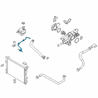 OEM 2015 Hyundai Tucson Hose-Radiator To Reservoir Diagram - 25451-2S050