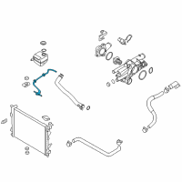 OEM Hyundai Tucson Hose-Radiator To Reservoir Diagram - 25451-2S050