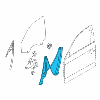 OEM BMW 428i Gran Coupe Front Left Window Regulator Diagram - 51-33-7-365-259