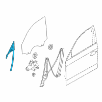 OEM BMW 428i xDrive Gran Coupe Seal, Mirror Foot, Outer Left Diagram - 51-33-7-310-193