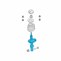 OEM Ford Police Interceptor Sedan Strut Diagram - DG1Z-18124-V