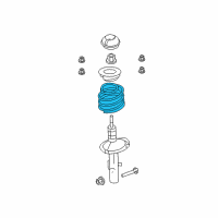 OEM 2017 Ford Taurus Coil Spring Diagram - DG1Z-5310-J