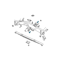 OEM 2002 Dodge Ram 1500 Bolt-HEXAGON FLANGE Head Diagram - 6503712