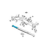 OEM 2000 Dodge Dakota Rear Leaf Spring Diagram - 52106360AD