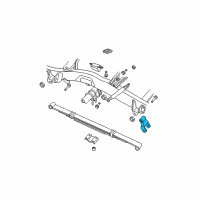 OEM Dodge Ram 3500 Van SHACKLE-Spring Diagram - 52039204