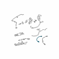 OEM 2009 Mercury Mariner Lower Oxygen Sensor Diagram - 5L8Z-9G444-A