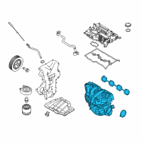 OEM 2016 Hyundai Sonata Manifold Assembly-Intake Diagram - 28310-2B720