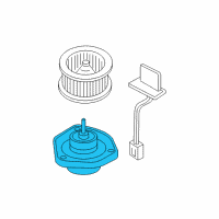 OEM Pontiac Blower Motor Diagram - 25776197