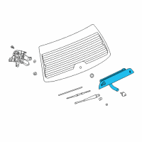 OEM 2006 Saturn Vue Hose Asm-Rear Window Washer Nozzle Diagram - 22625050