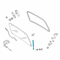 OEM Ford Escape Window Lift Cylinder Diagram - YL8Z-7842104-AA