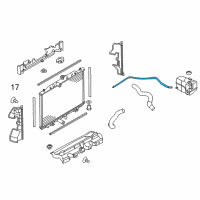 OEM 2016 Nissan Rogue Hose-Reservoir Tank Diagram - 21741-4CL0A